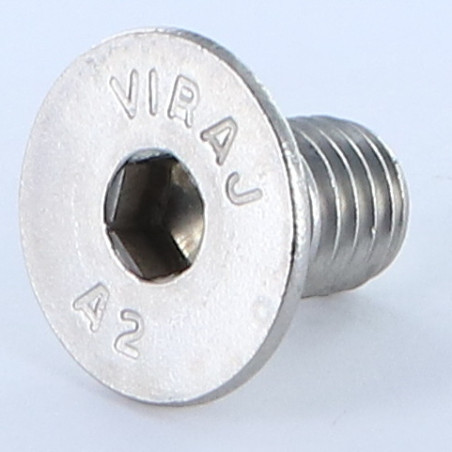 1 x Tornillo metales Inoxidable A2 FHC cabeza fresada cavidad hexagonal hueca llave de 6 M10X20 roscado total