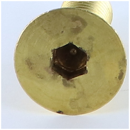 1 x Tornillo metales Latón llave de 6 FHC cabeza fresada cavidad hexagonal hueca M10X30