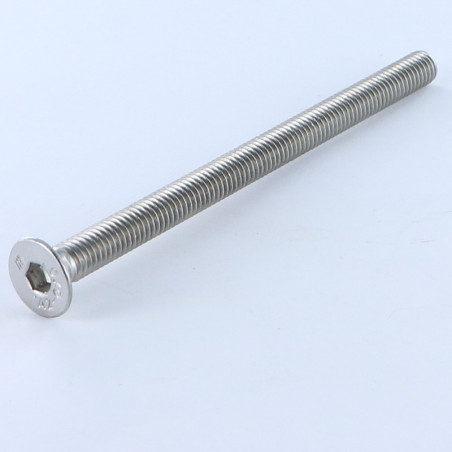 1 x Tornillo metales Inoxidable A2 FHC cabeza fresada cavidad hexagonal hueca llave de 5 M8X50 roscado total