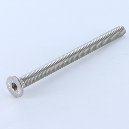 1 x Tornillo metales Inoxidable A2 FHC cabeza fresada cavidad hexagonal hueca llave de 3 M5X70 roscado total
