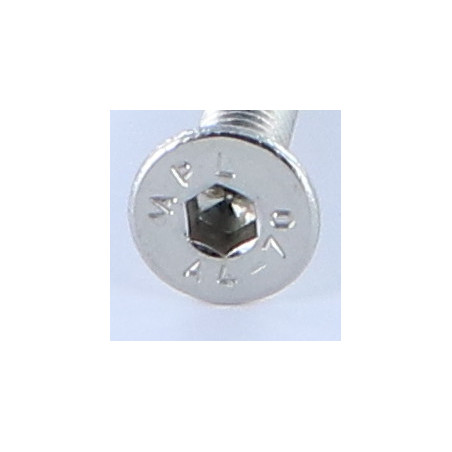1 x Tornillo metales FHC cabeza fresada cavidad hexagonal hueca llave de 4 M6X35 roscado total Inoxidable A4