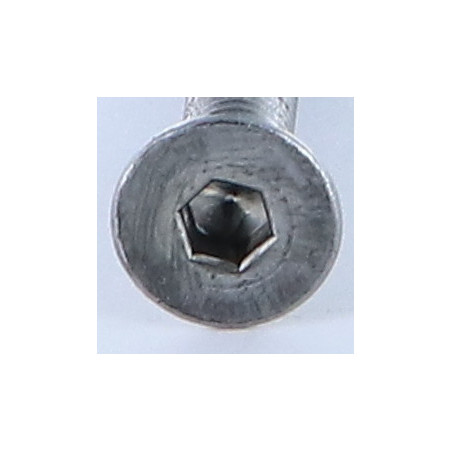 1 x Tornillo metales FHC cabeza fresada cavidad hexagonal hueca M6X60 llave de 4 Acero bruto