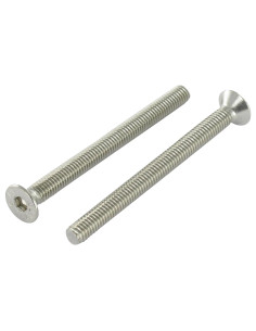 Tornillo metales Inoxidable A2 FHC cabeza fresada cavidad...