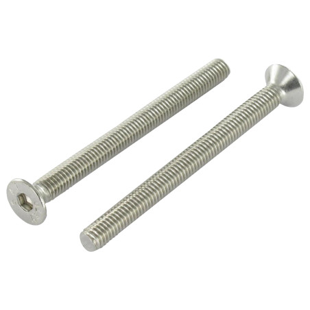 1 x Tornillo metales Inoxidable A2 FHC cabeza fresada cavidad hexagonal hueca llave de 5 M8X110 roscado total