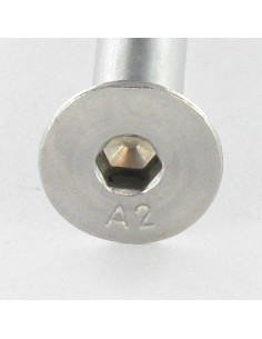 Tornillo metales Inoxidable A2 FHC cabeza fresada cavidad... 2