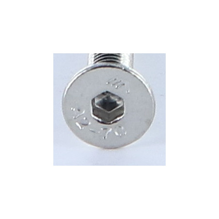 1 x Tornillo metales Inoxidable A2 FHC cabeza fresada cavidad hexagonal hueca llave de 2.5 M4X40 roscado total