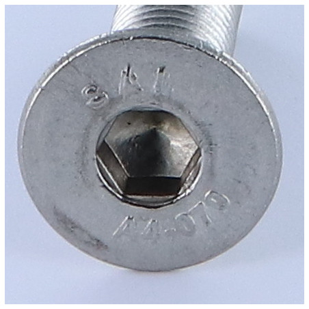1 x Tornillo metales FHC cabeza fresada cavidad hexagonal hueca llave de 8 M12X35 roscado total Inoxidable A4
