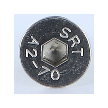 1 x Tornillo metales Inoxidable A2 FHC cabeza fresada cavidad hexagonal hueca llave de 4 M6X10 roscado total