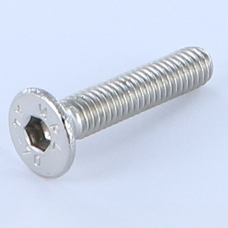 1 x Tornillo metales FHC cabeza fresada cavidad hexagonal hueca llave de 4 M6X25 roscado total Inoxidable A4