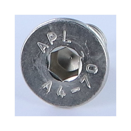 1 x Tornillo metales FHC cabeza fresada cavidad hexagonal hueca llave de 6 M10X20 roscado total Inoxidable A4
