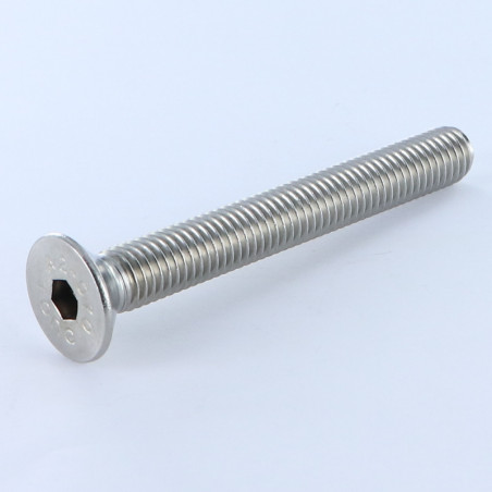 1 x Tornillo metales Inoxidable A2 FHC cabeza fresada cavidad hexagonal hueca llave de 6 M10X90 roscado total