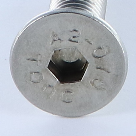 1 x Tornillo metales Inoxidable A2 FHC cabeza fresada cavidad hexagonal hueca llave de 6 M10X90 roscado total