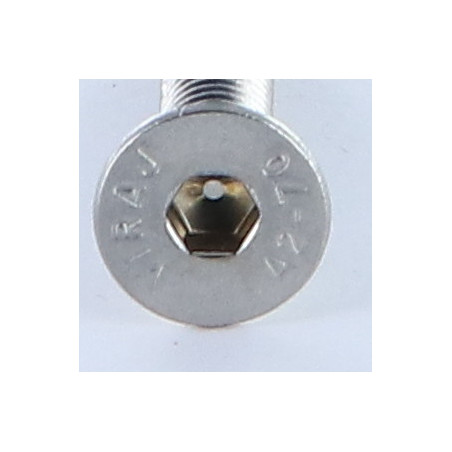 1 x Tornillo metales Inoxidable A2 FHC cabeza fresada cavidad hexagonal hueca llave de 5 M8X25 roscado total