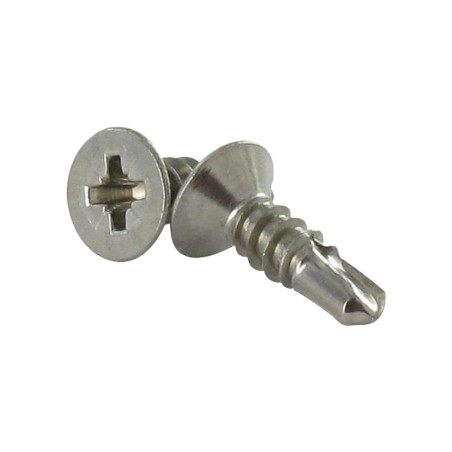 1 x Tornillo autoperforante Inoxidable A2 cabeza fresada/testa svasat Pozi 4.8X16 .