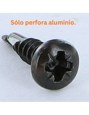 1 x Tornillo autoperforante Inoxidable A2 Negro...