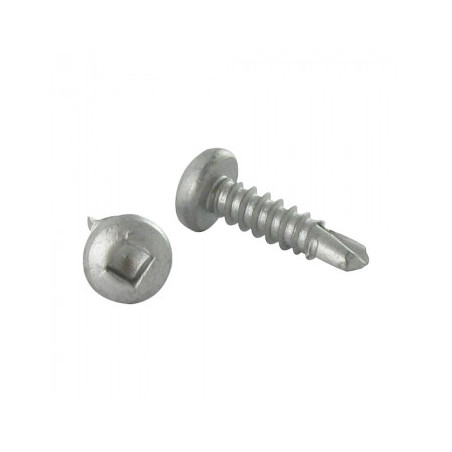 1 x Tornillo autoperforante Inoxidable A2 cabeza cilíndrica cuadrado 4.8X13