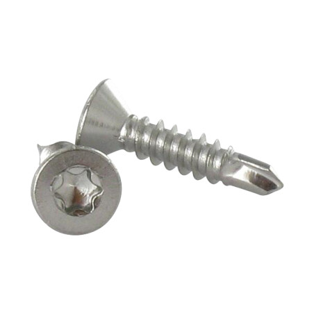 1 x Tornillo autoperforante Inoxidable A2 cabeza fresada/testa svasat 4.8X45 TORX T25