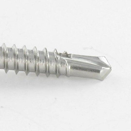 1 x Tornillo autoperforante cabeza cilíndrica cuadrado phillips 4.8X16 SQ2+PH2 Inoxidable A2