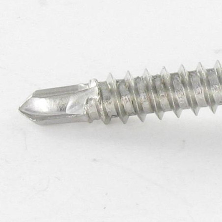 1 x Tornillo autoperforante cabeza hexagonal 4.2X19 Inoxidable A2