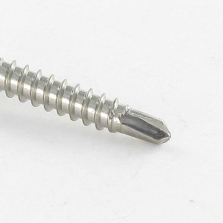 1 x Tornillo autoperforante cabeza cilíndrica cuadrado 3.9X38 Huella cuadrada 1 Inoxidable A2