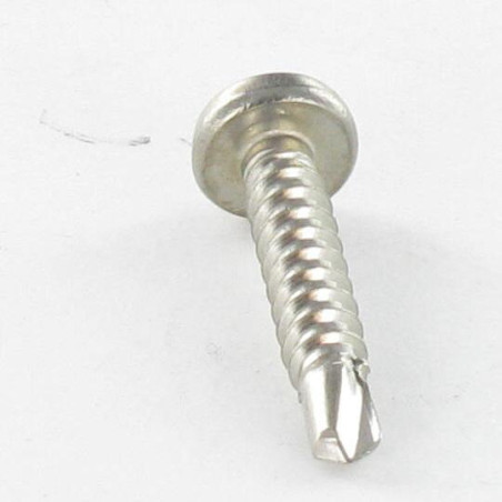 1 x Tornillo autoperforante cabeza cilíndrica cuadrado 3.9X38 Huella cuadrada 1 Inoxidable A2