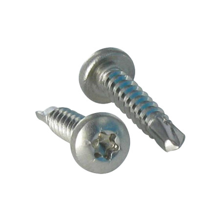 1 x Tornillo autoperforante cabeza cilíndrica abombada TORX T20 4.2X32 Inoxidable A2