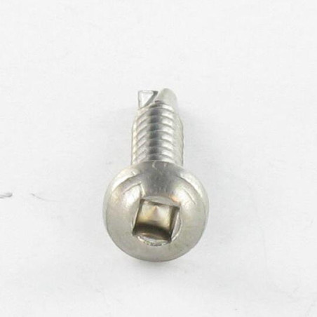 1 x Tornillo autoperforante cabeza cilíndrica cuadrado 4.8X80 Huella cuadrada 2 Inoxidable A2