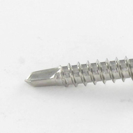 1 x Tornillo autoperforante cabeza cilíndrica abombada TORX T25 4.8X19 Inoxidable A2