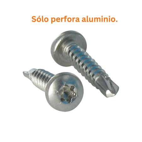 1 x Tornillo autoperforante cabeza cilíndrica abombada TORX T20 4.2X25 TORX T20 Inoxidable A2