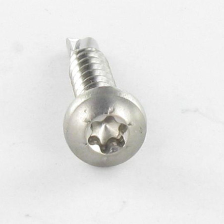 1 x Tornillo autoperforante cabeza cilíndrica abombada TORX T25 4.8X50 Inoxidable A2