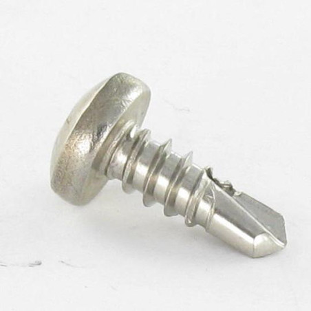 1 x Tornillo autoperforante Inoxidable A2 cabeza cilíndrica abombada phillips 4.8X16
