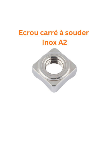 1 x Tuerca cuadrada para soldar M6 10X10X5...