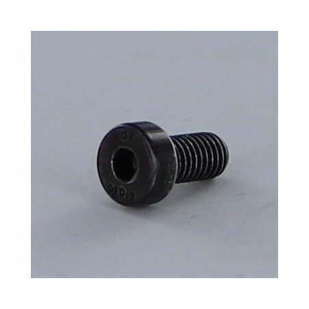 1 x Tornillo metales CHC BTR llave de 2.5 M4X30 roscado en 14 clase 10.9 cabeza baja Acero cincado negro