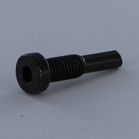 1 x Tornillo metales CHC BTR llave de 5 M8X32 roscado en 15.5 punta guía cabeza baja Acero cincado negro
