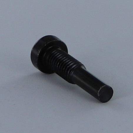 1 x Tornillo metales CHC BTR llave de 5 M8X32 roscado en 15.5 punta guía cabeza baja Acero cincado negro
