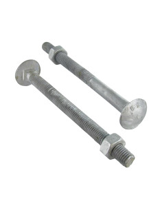 Perno (vendido con tuerca) Cabeza redonda cuello cuadrado...