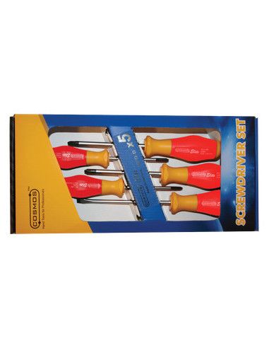 1 x Juego de 5 Destornillador para electricista