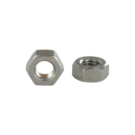 1 x Tuerca hexagonal M5 Inoxidable A2 + Wax lubrificado