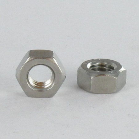 1 x Tuerca hexagonal M5 Inoxidable A2 + Wax lubrificado