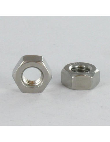 1 x Tuerca hexagonal M6 Inoxidable A2 Negro