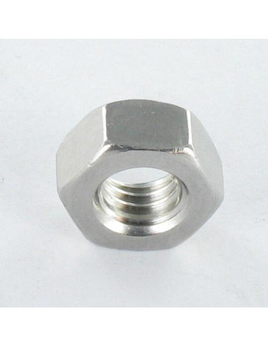 1 x Tuerca hexagonal M6 Inoxidable A2 Negro