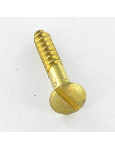 1 x Tornillo madera Latón cabeza fresada...