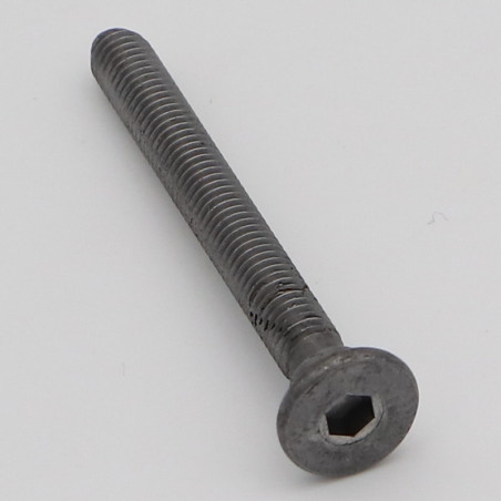 1 x Tornillo metales cabeza cilíndrica ancha hexagonal hueco M6X27 dentado Acero bruto