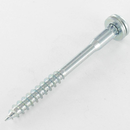 1 x Servicio al cliente poelier cabeza redonda ancha 7X90 roscado en 50 TORX T40 cautivo Acero cincado blanco 96HBSB