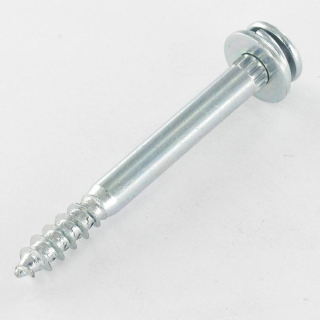 1 x Tornillo madera aglomerado poelier cabeza redonda ancha 7X70 roscado en 30 TORX T30 Arandela GRO+PL Zincado cr3 96 hbs