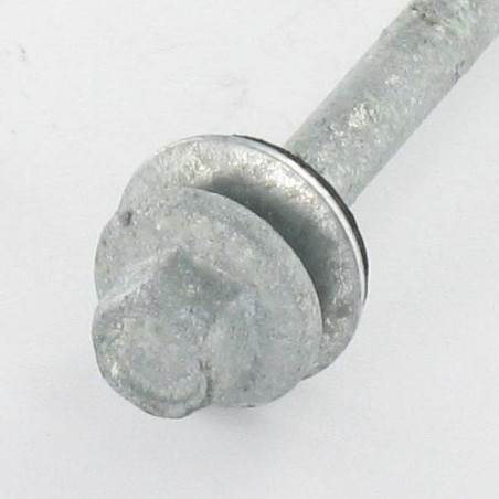 1 x Tornillo autoperforante cabeza hexagonal 6.5X150 Arandela fuerte resistencia a la corrosión Acero galvanizado en