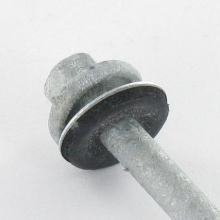 1 x Tornillo autoperforante cabeza hexagonal 6.5X150 Arandela fuerte resistencia a la corrosión Acero galvanizado en