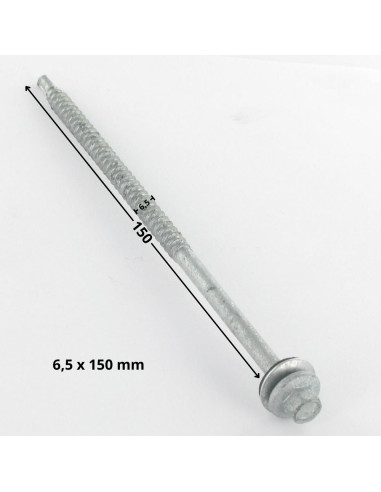 1 x Tornillo autoperforante cabeza hexagonal...