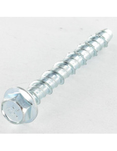 Tornillo hormigón cabeza hexagonal resalto reborde 18X150...