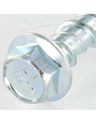 1 x Tornillo hormigón cabeza hexagonal resalto...